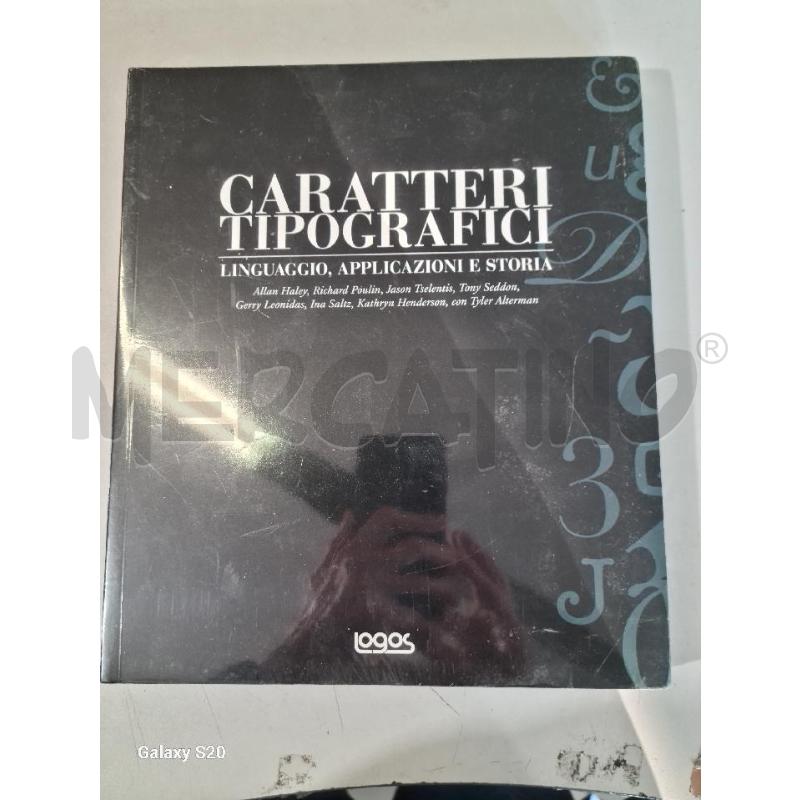CARATTERI TIPOGRAFICI LOGOS LIBRO SIGILLATO | Mercatino dell'Usato Modena 1
