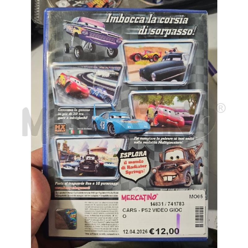CARS - PS2 VIDEO GIOCO  | Mercatino dell'Usato Modena 2