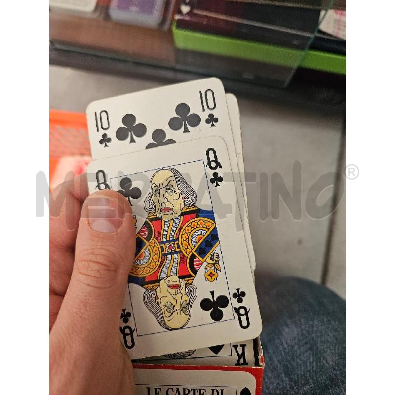 CARTE DA GIOCO FORATTINI ROSSE MODIANO PANORAMA VERIFICATE | Mercatino dell'Usato Modena 3