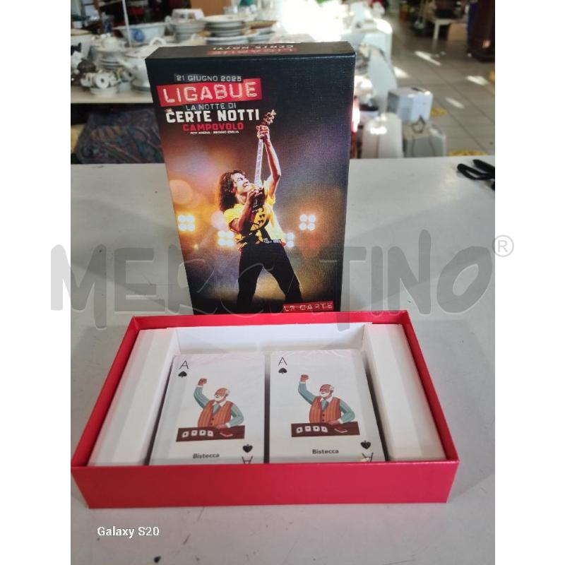 CARTE DA GIOCO  LIGABUE | Mercatino dell'Usato Modena 1