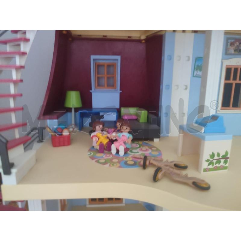 CASA PLASTICA PLAY MOBIL DOLL +CON 8 STANZE ACCESSORI | Mercatino dell'Usato Modena 2