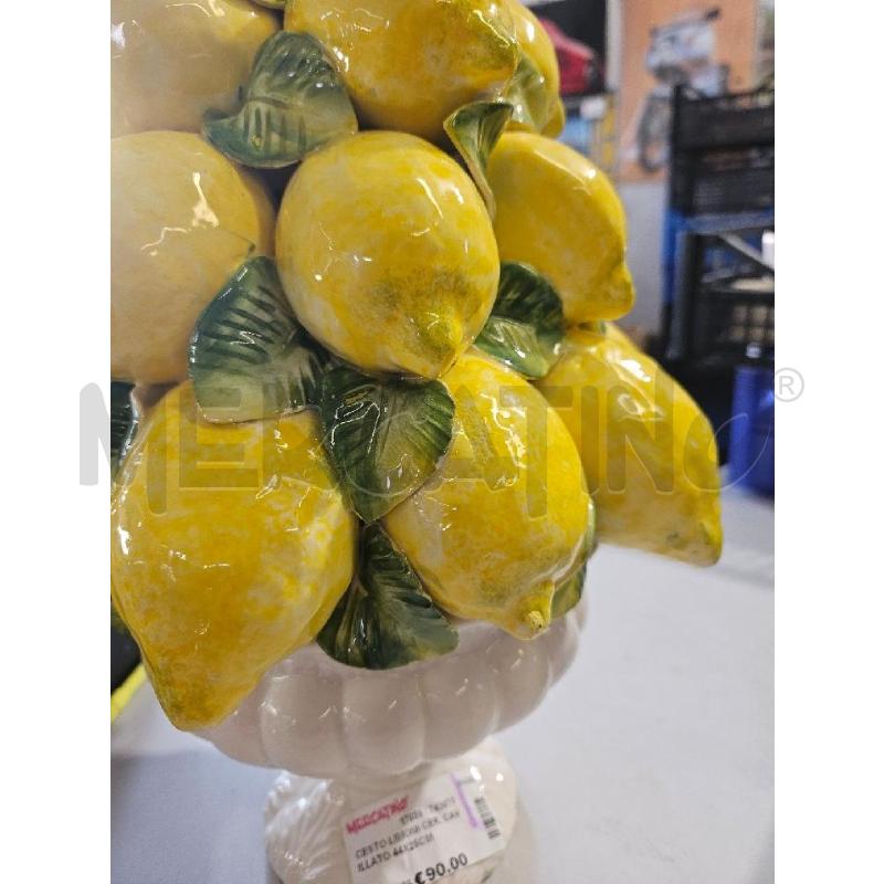 CESTO LIMONI CER. CAVILLATO 44X25CM | Mercatino dell'Usato Modena 3