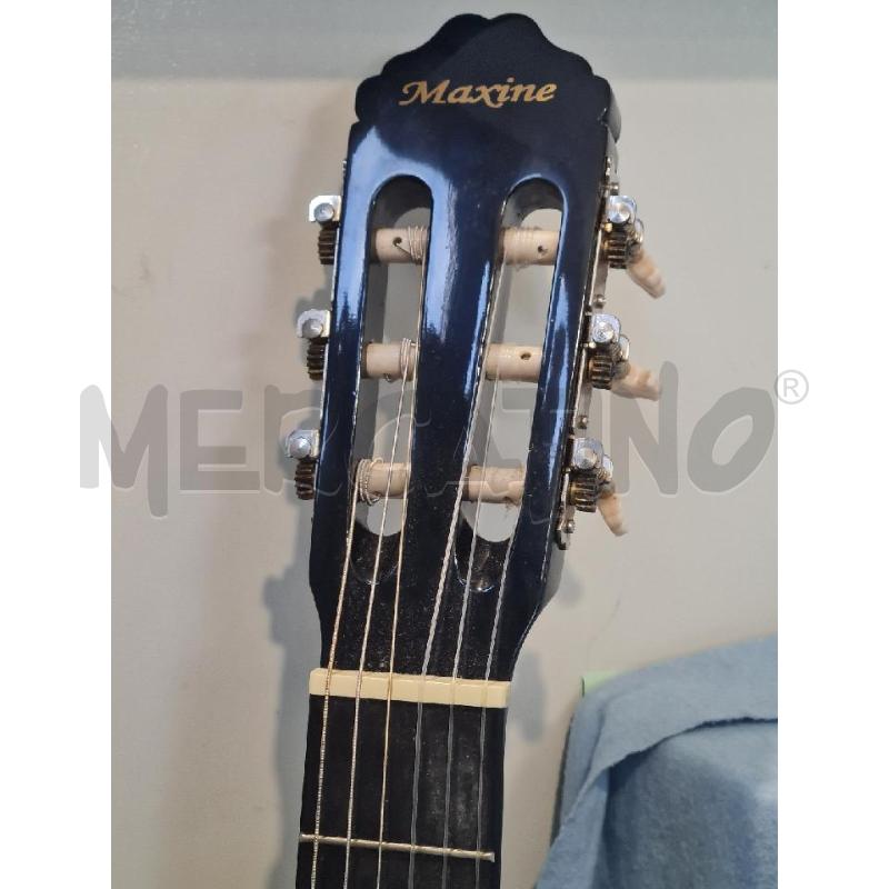CHITARRA CLASSICA MAXINE  STV 39 BLU+CUSTODIA | Mercatino dell'Usato Modena 2