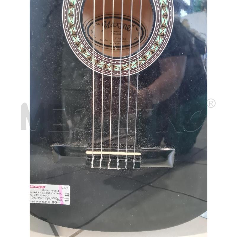 CHITARRA CLASSICA MAXINE  STV 39 BLU+CUSTODIA | Mercatino dell'Usato Modena 4