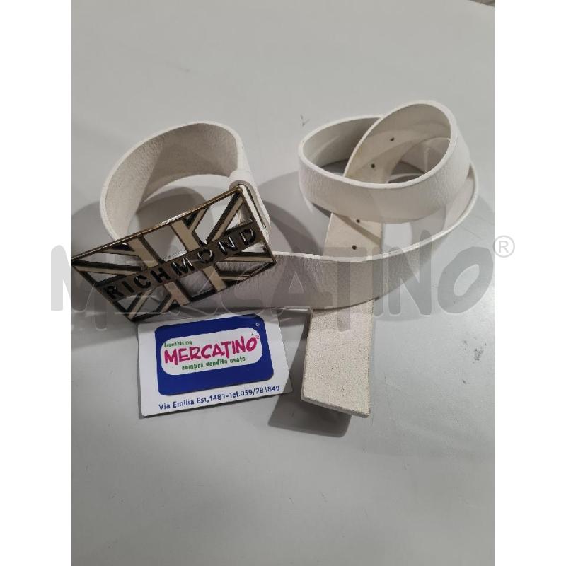 CINTURA DONNA BIANCO RICHMOND | Mercatino dell'Usato Modena 1