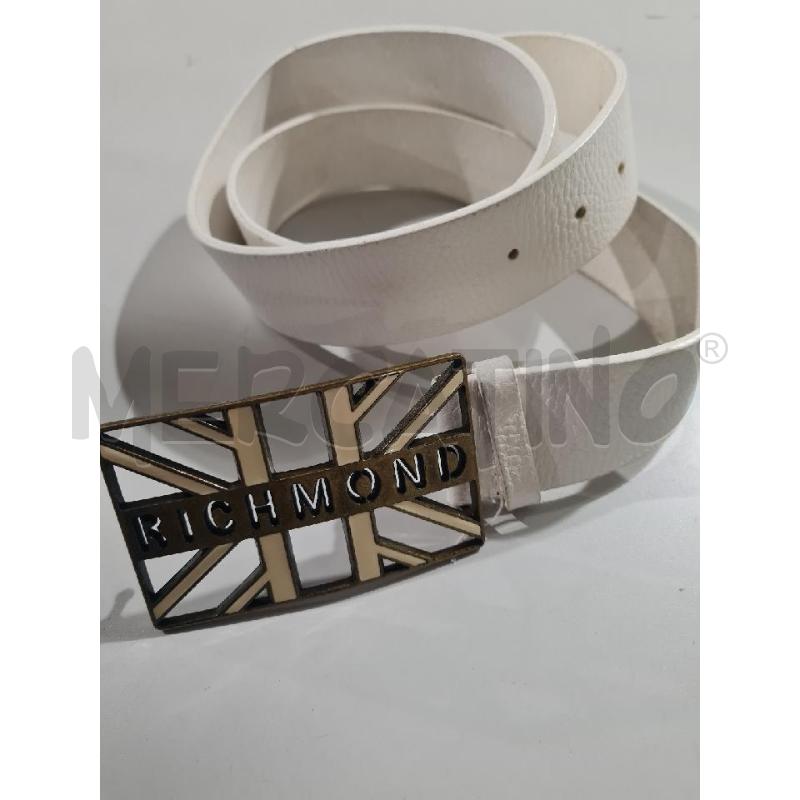 CINTURA DONNA BIANCO RICHMOND | Mercatino dell'Usato Modena 5