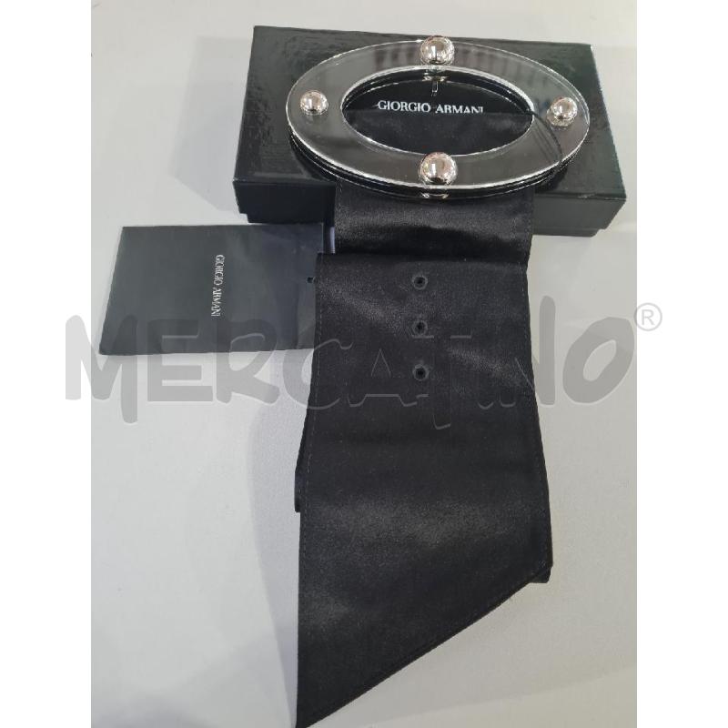 CINTURA DONNA GIORGIO ARMANI NERA | Mercatino dell'Usato Modena 2