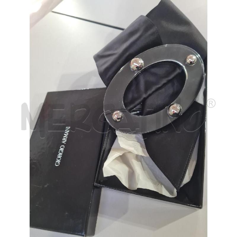 CINTURA DONNA GIORGIO ARMANI NERA | Mercatino dell'Usato Modena 5