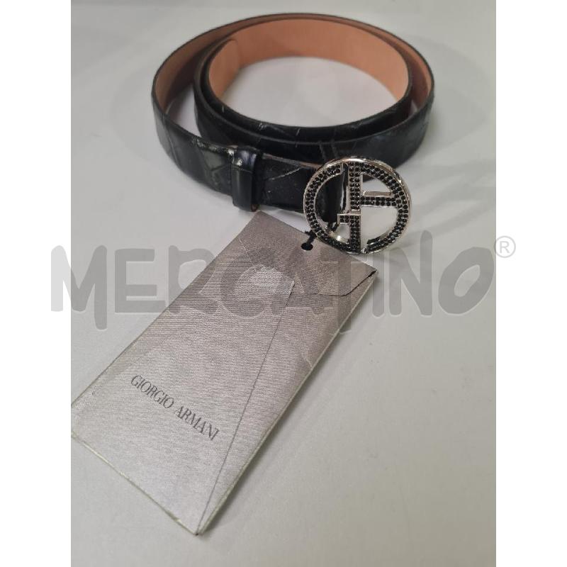 CINTURA DONNA NERA ARMANI | Mercatino dell'Usato Modena 1