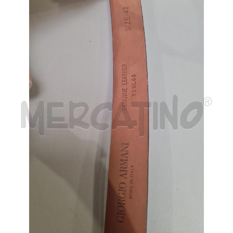 CINTURA DONNA NERA ARMANI | Mercatino dell'Usato Modena 3