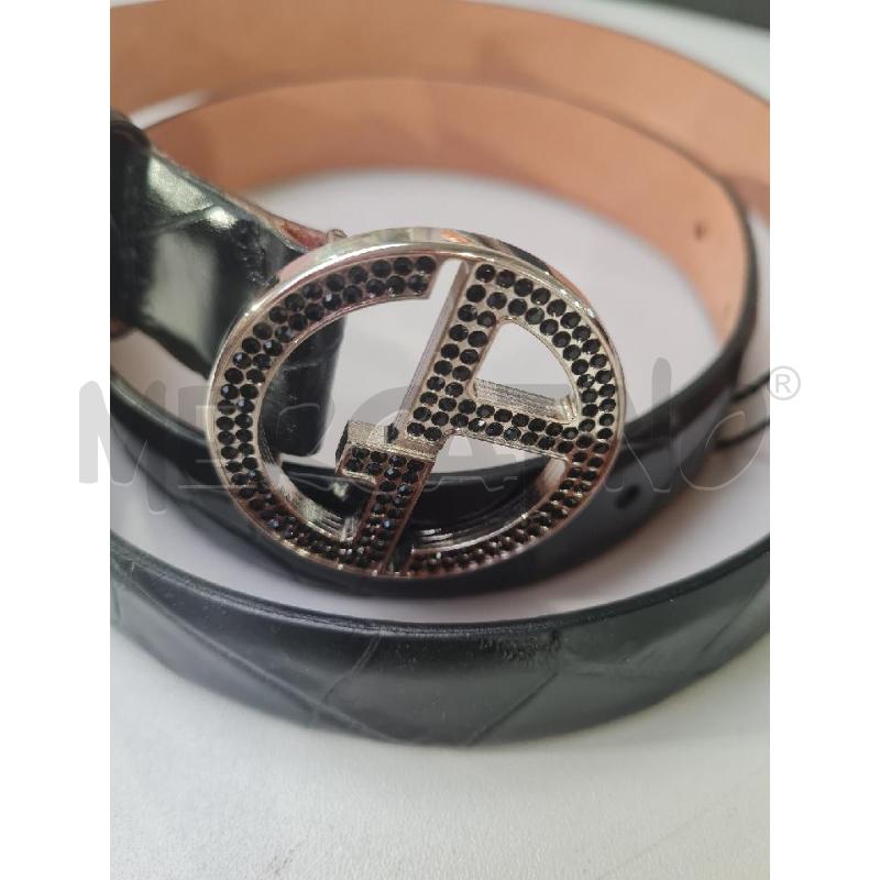 CINTURA DONNA NERA ARMANI | Mercatino dell'Usato Modena 4