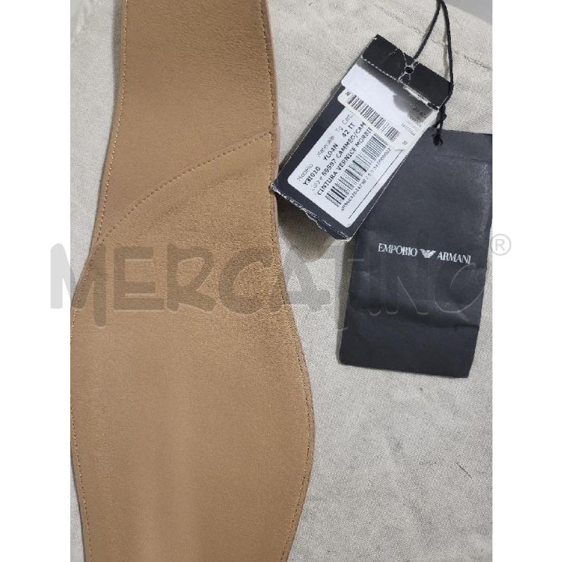 CINTURA DONNA PELLE ARMANI CAMMELLO | Mercatino dell'Usato Modena 4