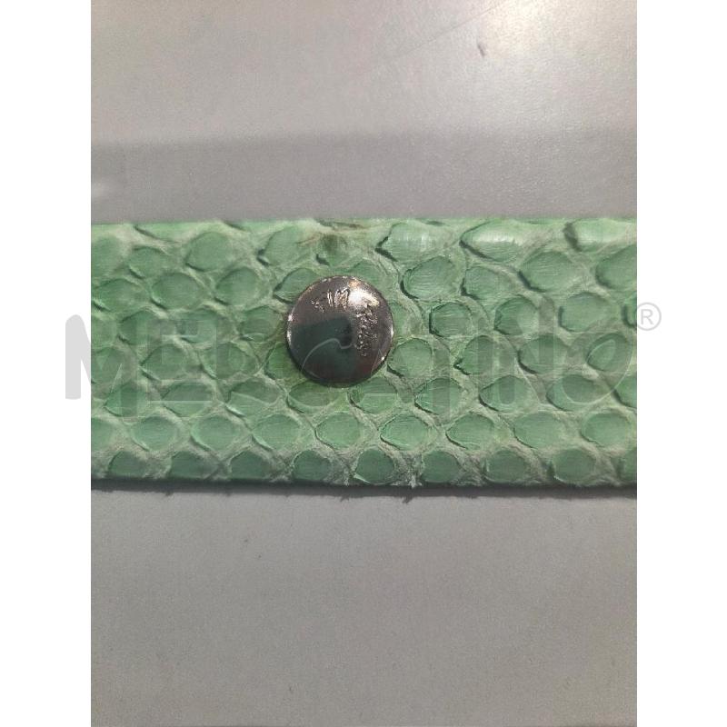 CINTURA UOMO PITONE VERDE  | Mercatino dell'Usato Modena 3