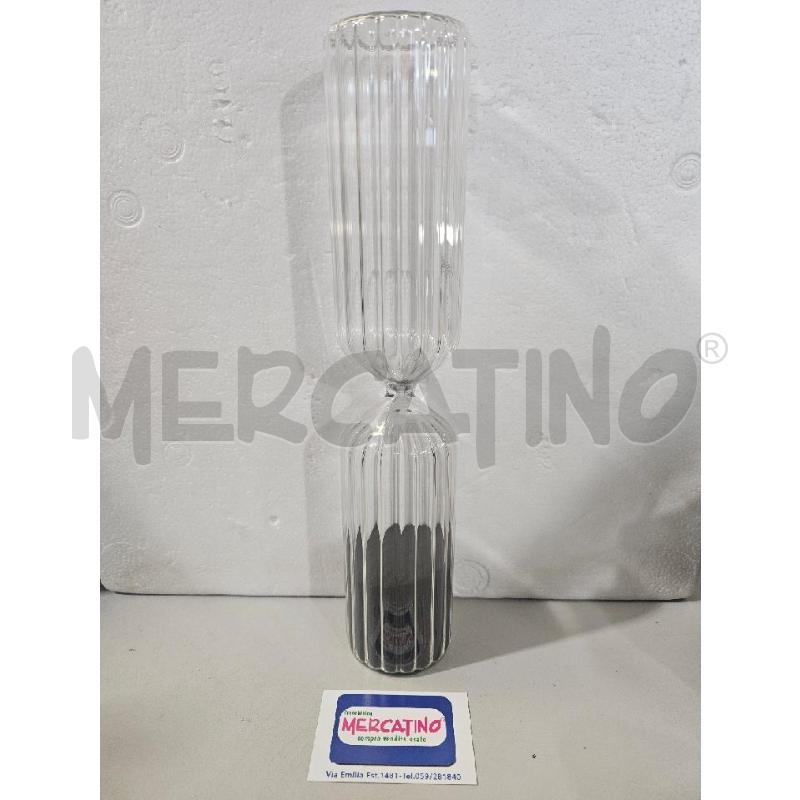 CLESSIDRA VETRO 35CM SABBIA MARRONE | Mercatino dell'Usato Modena 1
