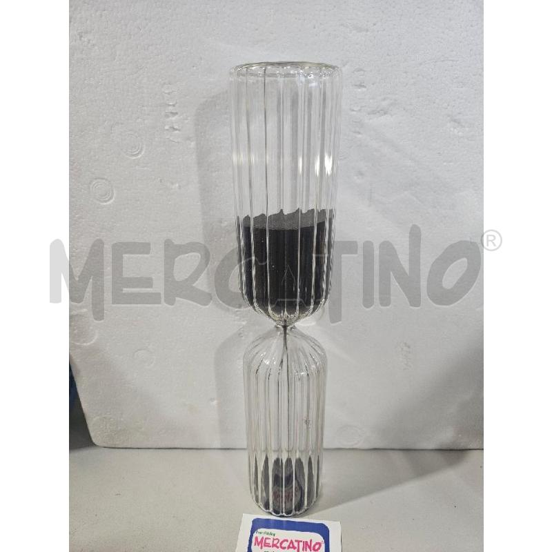 CLESSIDRA VETRO 35CM SABBIA MARRONE | Mercatino dell'Usato Modena 3