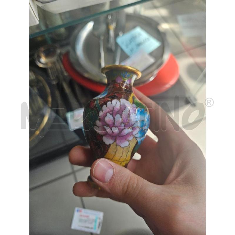 CLOISONNE PZ.2 CON SCATOLA MET. COLORATI | Mercatino dell'Usato Modena 2