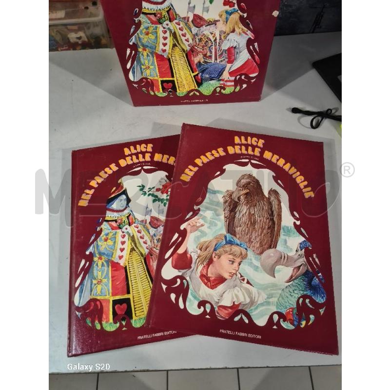 COFANETTO 2 VOL ALICE NEL PAESE DELLE MERAVIGLIE FABBRI ED | Mercatino dell'Usato Modena 2