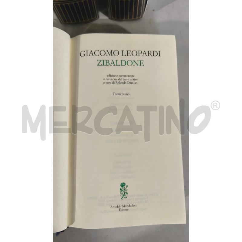 COFANETTO PZ.3 LEOPARDI ZIBALDONE MONDADORI 2003 | Mercatino dell'Usato Modena 2