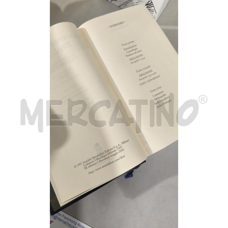 COFANETTO PZ.3 LEOPARDI ZIBALDONE MONDADORI 2003 | Mercatino dell'Usato Modena 4