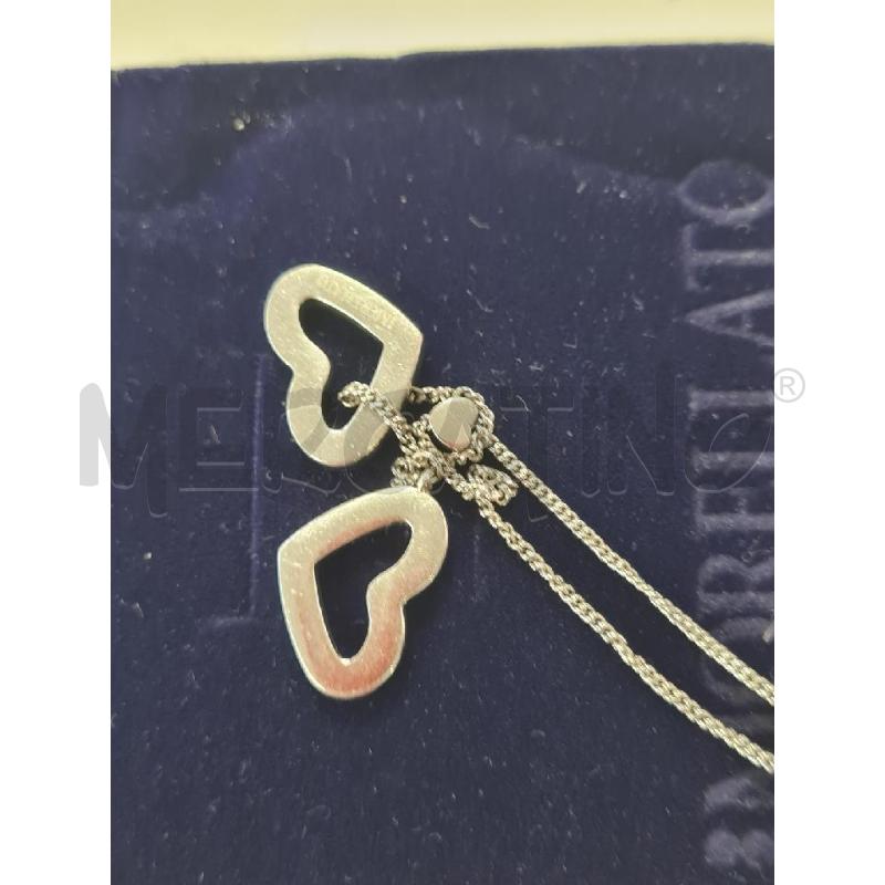 COLLANA CIONDOLO DOPPIO CUORE MORELLATO | Mercatino dell'Usato Modena 4
