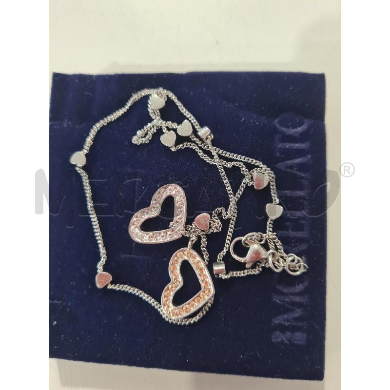 COLLANA CIONDOLO DOPPIO CUORE MORELLATO | Mercatino dell'Usato Modena 5