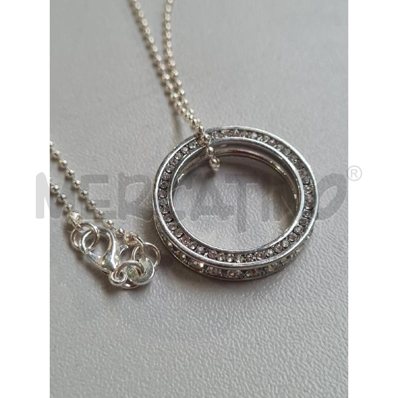 COLLANA CIONDOLO TONDO BRILLI ### | Mercatino dell'Usato Modena 5