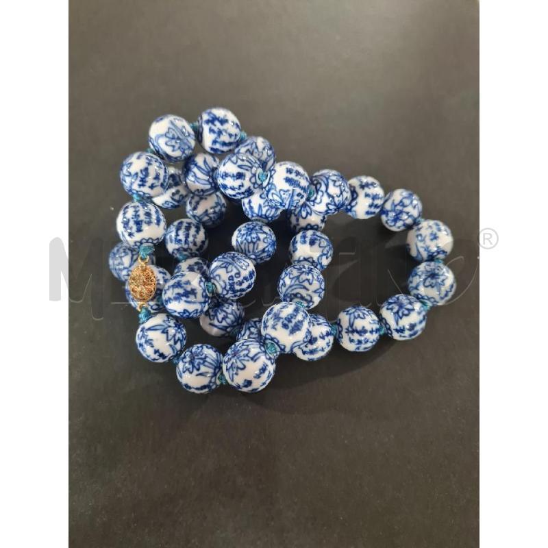 COLLANA CLOISONNE VINT BLU BIAN DIP MANO | Mercatino dell'Usato Modena 5