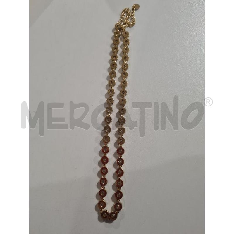 COLLANA DONNA ACCIAIO DORATO CON STRASS | Mercatino dell'Usato Modena 4