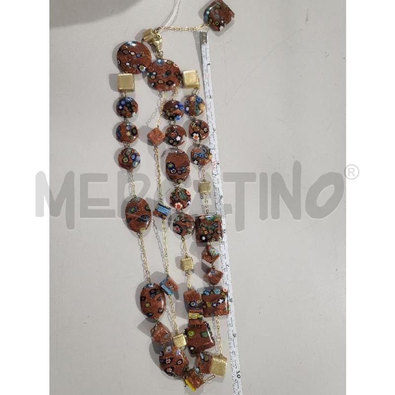 COLLANA MURRINE FANTA MARRON ### | Mercatino dell'Usato Modena 1