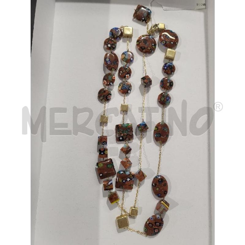 COLLANA MURRINE FANTA MARRON ### | Mercatino dell'Usato Modena 4