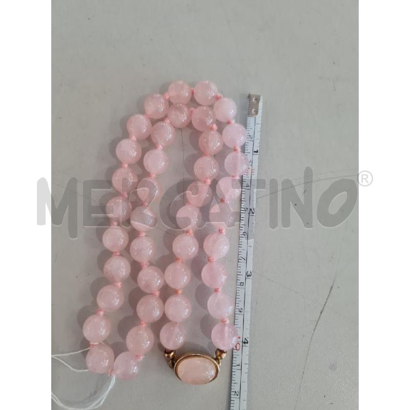 COLLANA QUARZO ROSA | Mercatino dell'Usato Modena 1