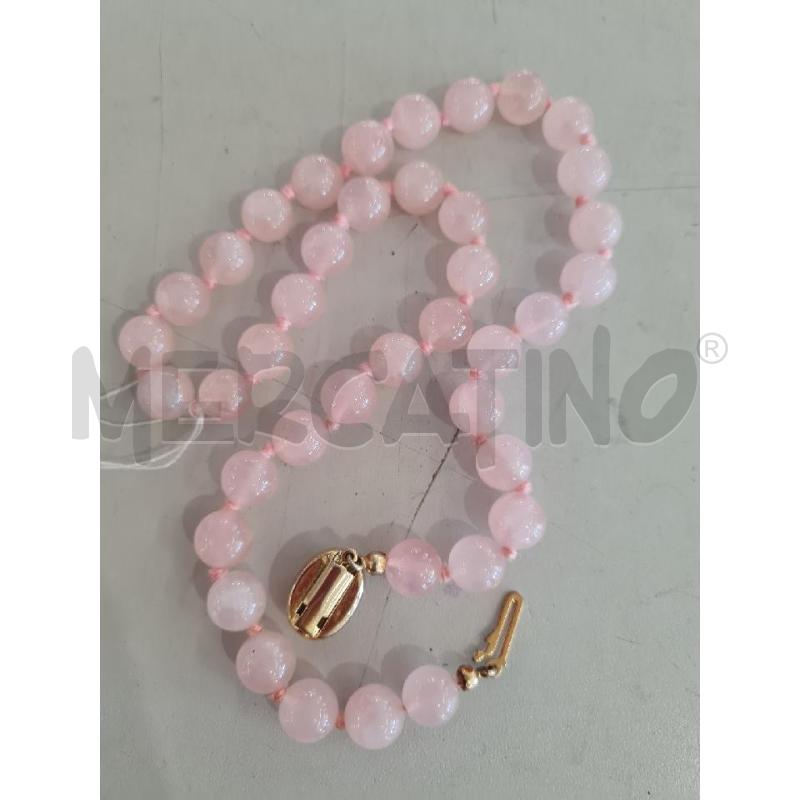 COLLANA QUARZO ROSA | Mercatino dell'Usato Modena 2