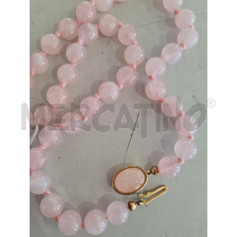 COLLANA QUARZO ROSA | Mercatino dell'Usato Modena 3