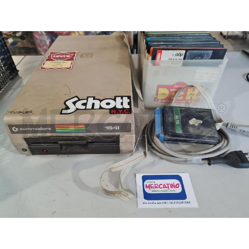 COMMODORE FLOPPY DISK 1541 VERIFICATA ACCENSIONE MADI IN GERMANY | Mercatino dell'Usato Modena 1