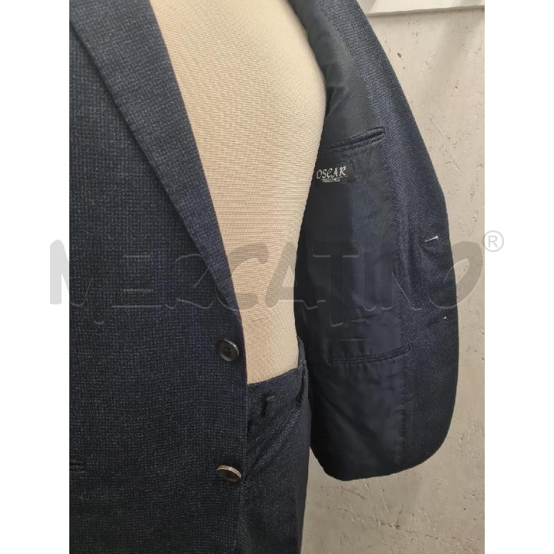 COMPLETO UOMO LANA BLU CARUSO  | Mercatino dell'Usato Modena 4