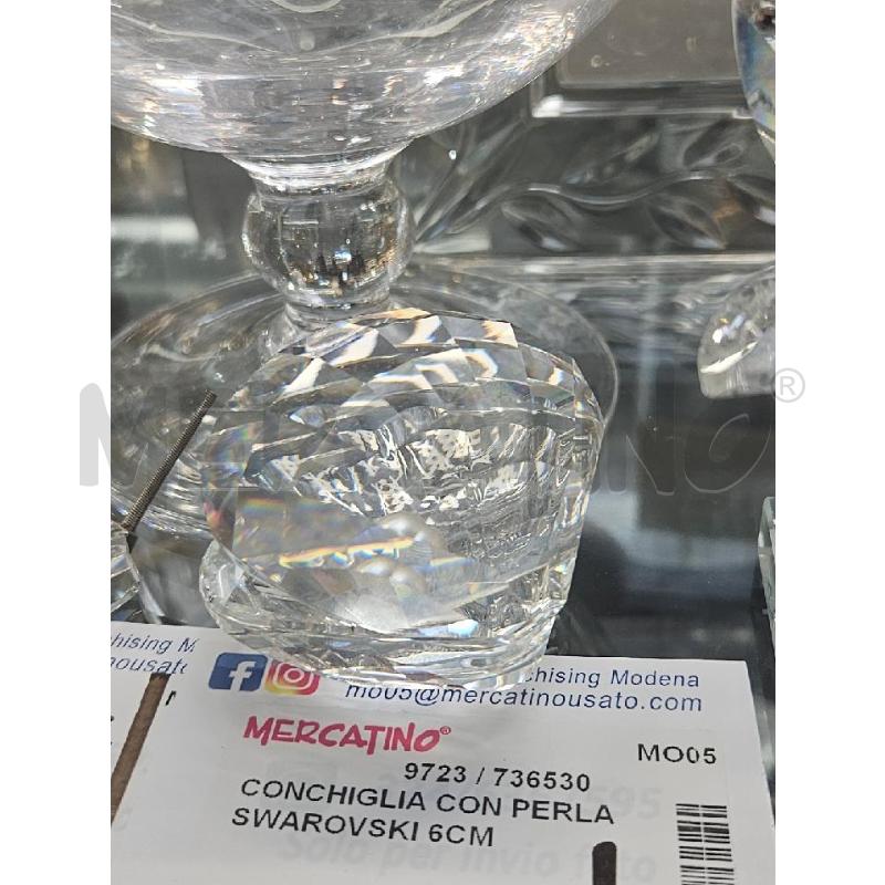CONCHIGLIA CON PERLA SWAROVSKI 6CM | Mercatino dell'Usato Modena 2