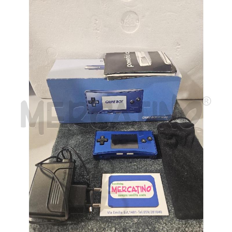 CONSOLLE GAME BOY MICRO BLU | Mercatino dell'Usato Modena 1
