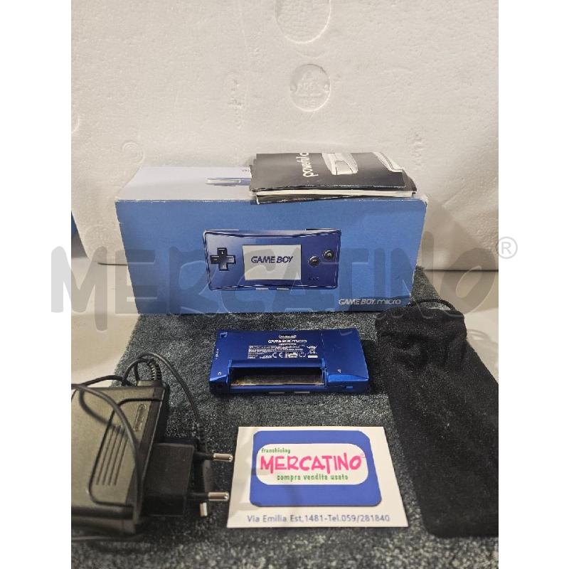 CONSOLLE GAME BOY MICRO BLU | Mercatino dell'Usato Modena 2