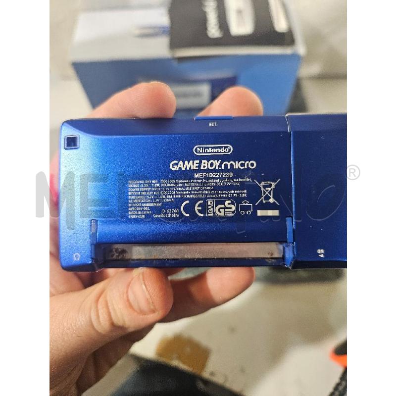 CONSOLLE GAME BOY MICRO BLU | Mercatino dell'Usato Modena 4