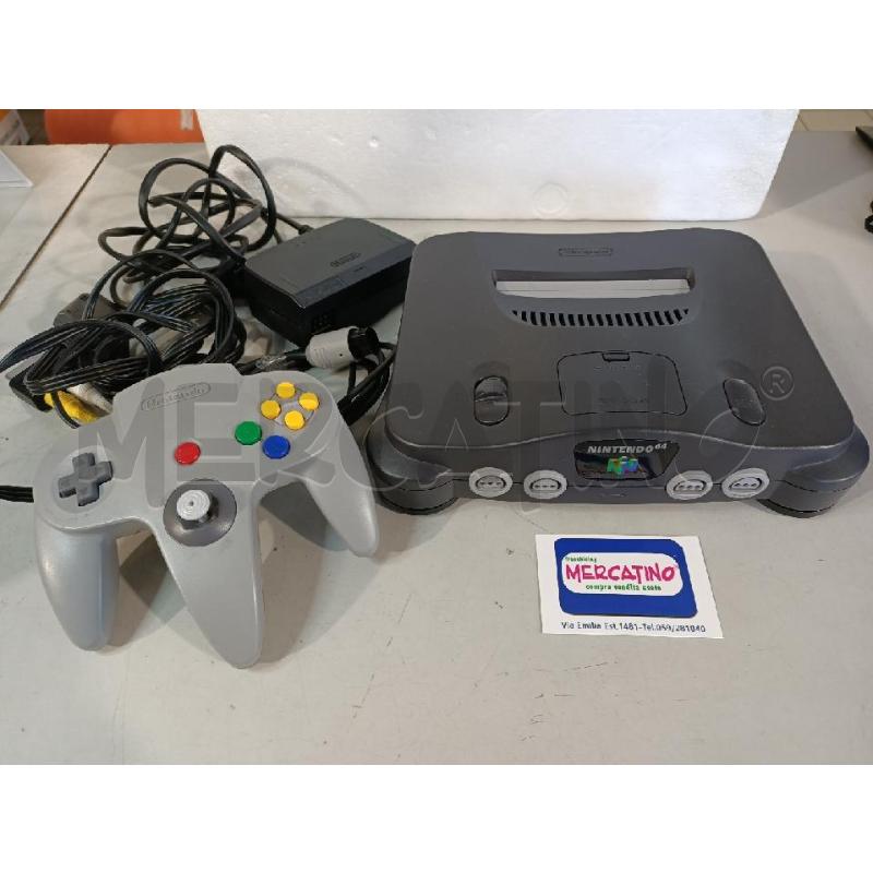 CONSOLLE NINTENDO 64 NUS-001 CON CONTROLLER | Mercatino dell'Usato Modena 1