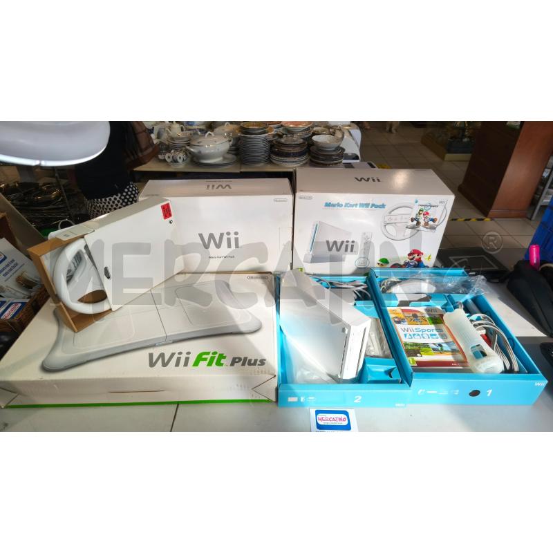 CONSOLLE WII +BALANCE BORD +2 CONTROLLER + VOLANTE +WIISPORTS | Mercatino dell'Usato Modena 1