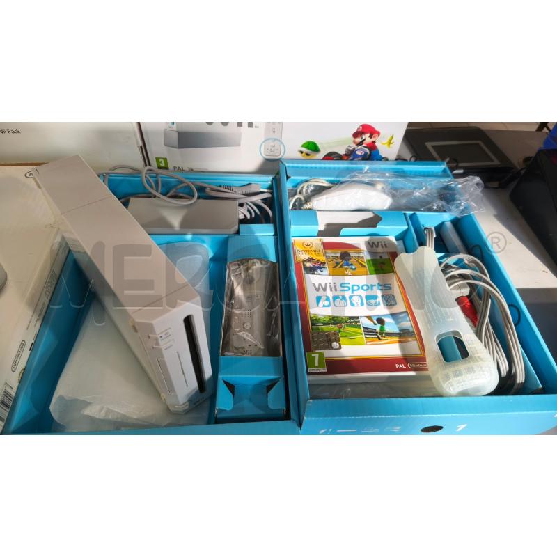 CONSOLLE WII +BALANCE BORD +2 CONTROLLER + VOLANTE +WIISPORTS | Mercatino dell'Usato Modena 2