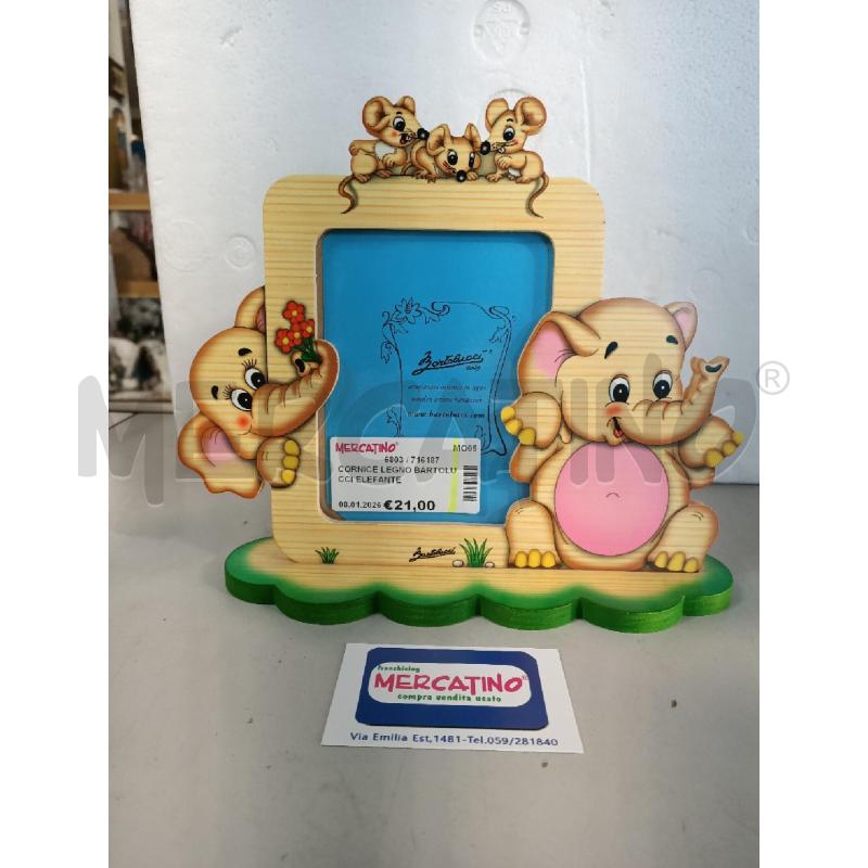 CORNICE LEGNO BARTOLUCCI ELEFANTE | Mercatino dell'Usato Modena 1