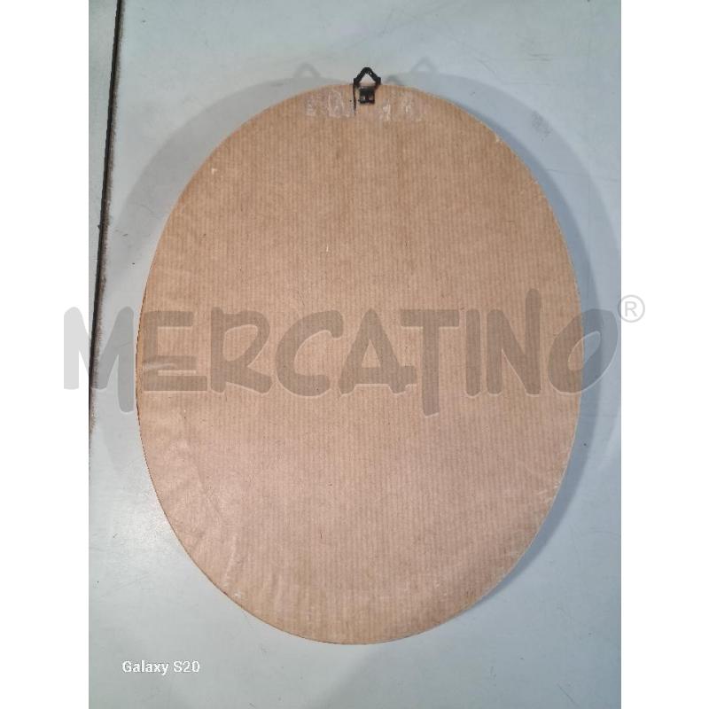 CORNICE OVALE 30CM ANGIOLETTO LEGNO DORATO | Mercatino dell'Usato Modena 2