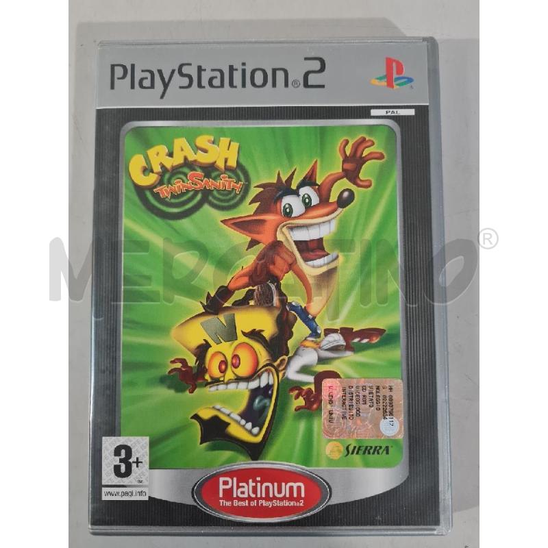 CRASH TWIN SANITY PLATINUM - PS2 VIDEO GIOCO  | Mercatino dell'Usato Modena 1
