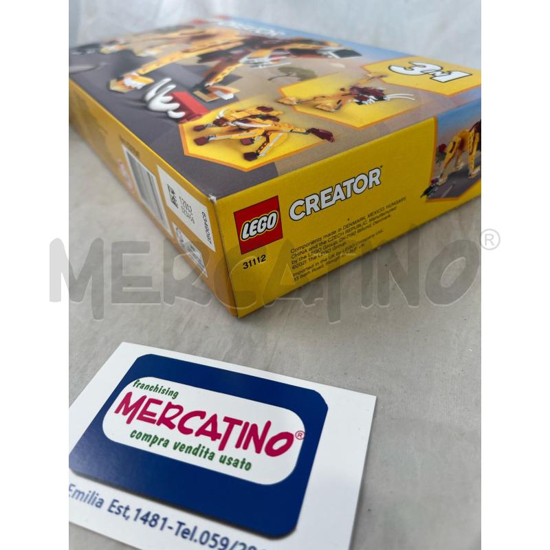 CREATOR LEGO 3IN1 31112 NON VERIFICATO VENDUTO COME INCOMPLETO | Mercatino dell'Usato Modena 2