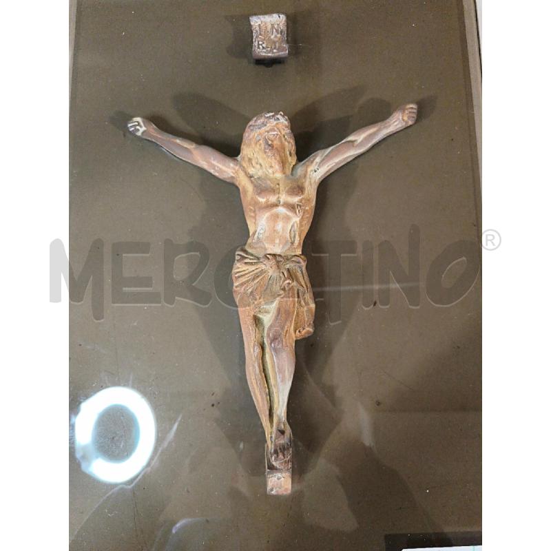 CRISTO MET. SU VETRO 50X35CM | Mercatino dell'Usato Modena 2