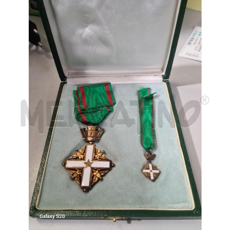 CROCE CAVALIERE + MIGNON ORDINE AL MERITO DELLA REPUBBLICA | Mercatino dell'Usato Modena 1