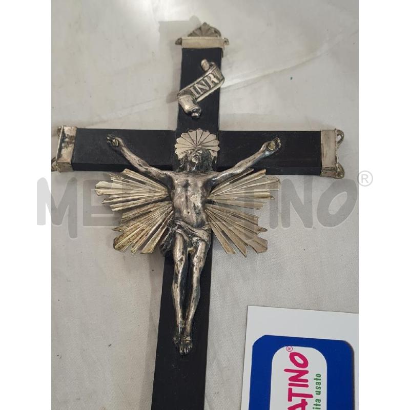 CROCIFISSO ANTICO 30X14CM ### IN FUSIONE A CERA PERSA INCOMPLETO | Mercatino dell'Usato Modena 2