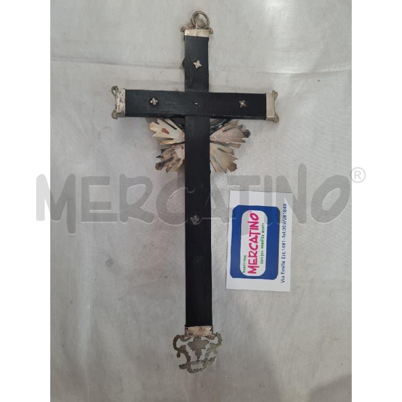 CROCIFISSO ANTICO 30X14CM ### IN FUSIONE A CERA PERSA INCOMPLETO | Mercatino dell'Usato Modena 3